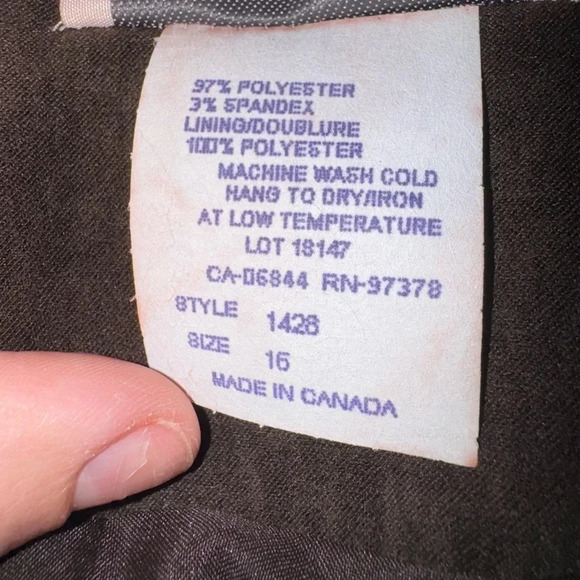 NWT Sport Collection women’s Vintage Brown suede like Skirt size 16 midi pencil - Picture 7 of 7